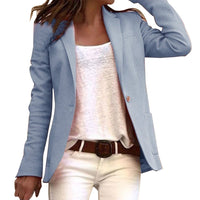 Lichte dames blazer met reverskraag – Maris