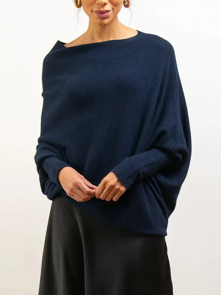 Trendiger Off-Shoulder Damenpullover - Livia
