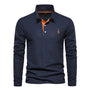 Klassisches Herren-Poloshirt mit langen Ärmeln - Felix