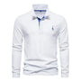 Klassisches Herren-Poloshirt mit langen Ärmeln - Felix