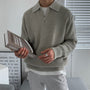 Herren-Sweatshirt mit Reißverschlusskragen – Jonas