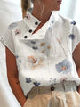 Kurzarmshirt mit verspieltem Print - Felicia