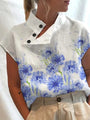 Kurzarmshirt mit verspieltem Print - Felicia