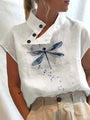 Kurzarmshirt mit verspieltem Print - Felicia