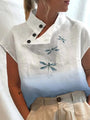Kurzarmshirt mit verspieltem Print - Felicia