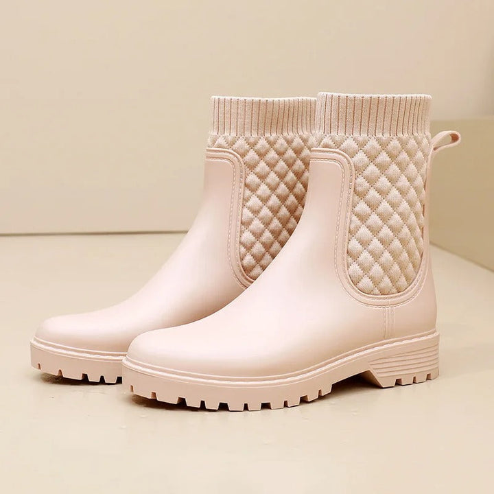 Bequeme Wasserdichte Damen Regenstiefel - Livia Rain Luxe