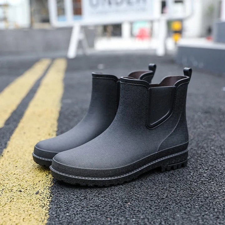Luxuriöse Halbhohe Wasserdichte Herren Regenstiefel - Lucas Rain Walk