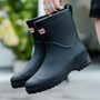 AquaStride 2.0 | Stilvolle halbhohe wasserdichte Regenstiefel für Damen