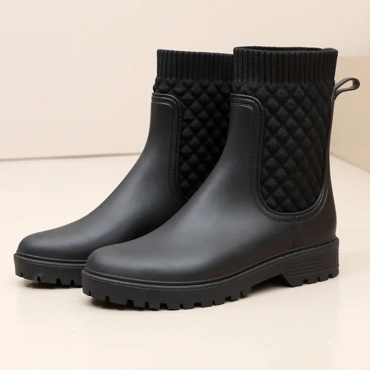 Bequeme Wasserdichte Damen Regenstiefel - Livia Rain Luxe