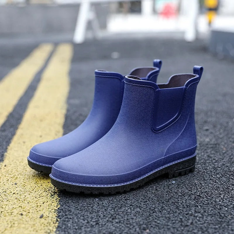 Luxuriöse Halbhohe Wasserdichte Herren Regenstiefel - Lucas Rain Walk