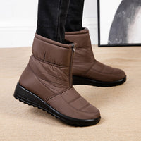 Wasserdichte Gefütterte Halbhohe Damen Snowboots - Clara Snow Walk Pro