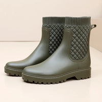 Bequeme Wasserdichte Damen Regenstiefel - Livia Rain Luxe
