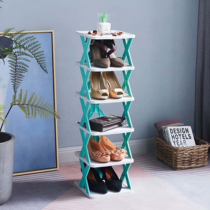 Multifunktionales und faltbares Schuhregal - SpaceSaver