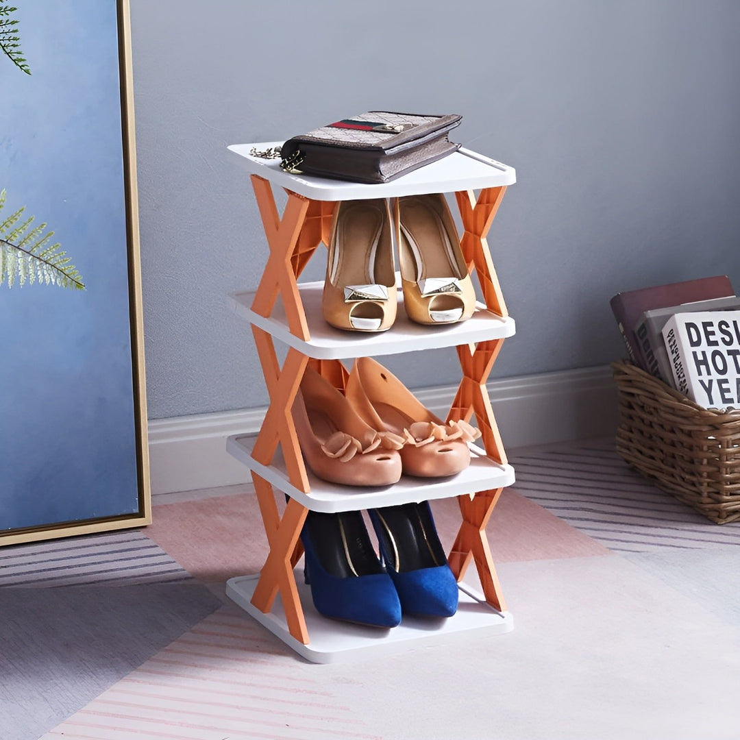 Multifunktionales und faltbares Schuhregal - SpaceSaver