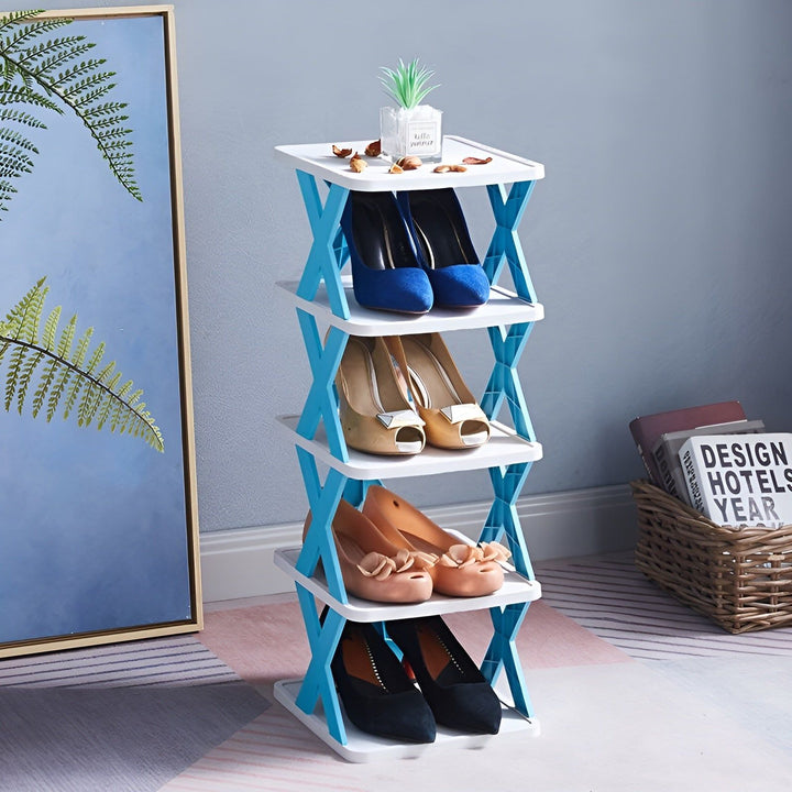 Multifunktionales und faltbares Schuhregal - SpaceSaver