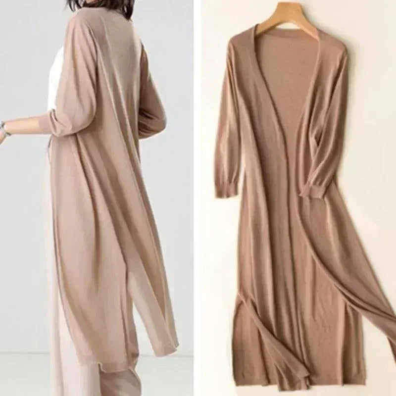Lang Dames Vest licht en veelzijdig – Fernanda