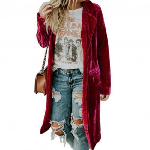 Samt Damenjacke - Valentina
