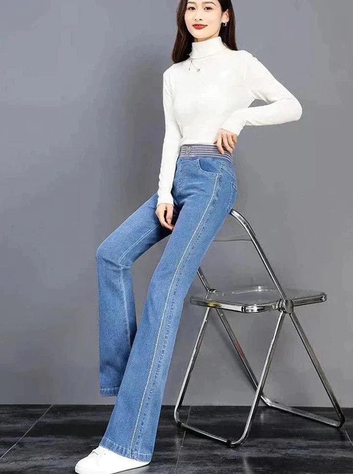 Trendy Flared Damesjeans – Alessa