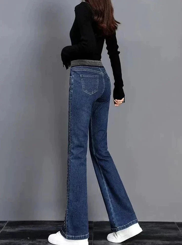 Trendy Flared Damesjeans – Alessa