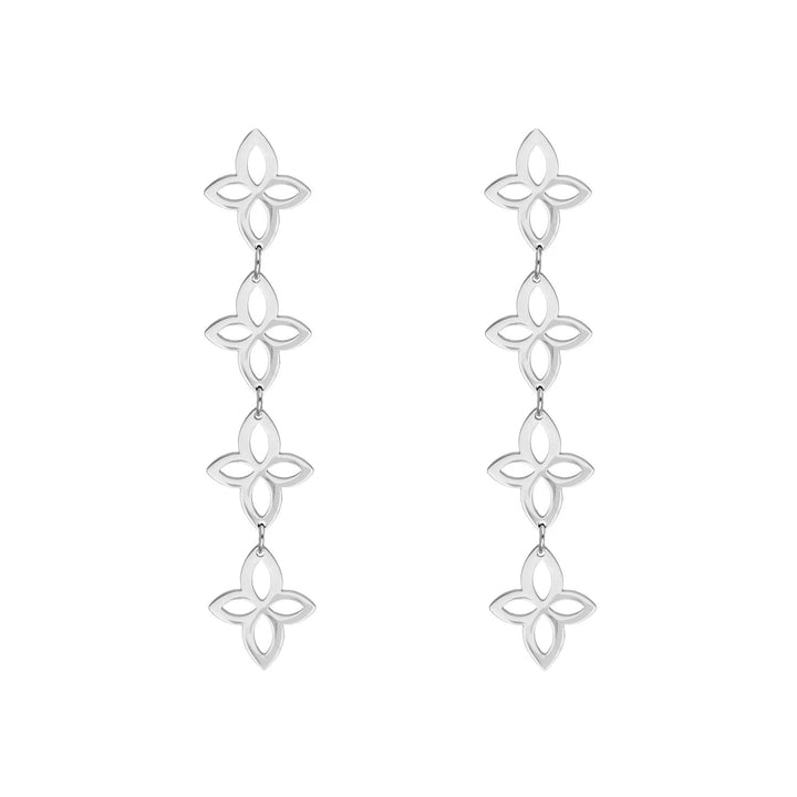 Retro Bloemhanger Oorbellen