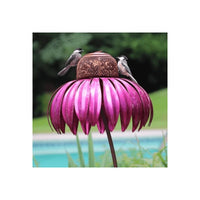 Vogelvoederhuisje in de vorm van een mooie bloem vogelhuisje als tuindecoratie – Cara Camilla