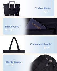 Gepolsterte Puffer-Schultertasche mit Becherhalter & Laptop-Hülle für Reisen und Arbeit