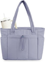 Gepolsterte Puffer-Schultertasche mit Becherhalter & Laptop-Hülle für Reisen und Arbeit