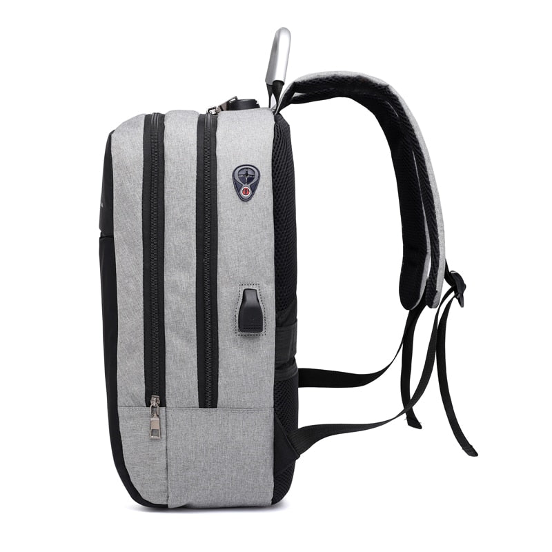 Wasserdichter Diebstahlschutz-Rucksack mit USB-Ladeanschluss – SafeCarry