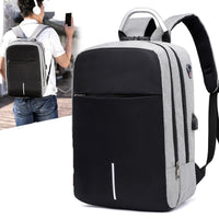 Wasserdichter Diebstahlschutz-Rucksack mit USB-Ladeanschluss – SafeCarry