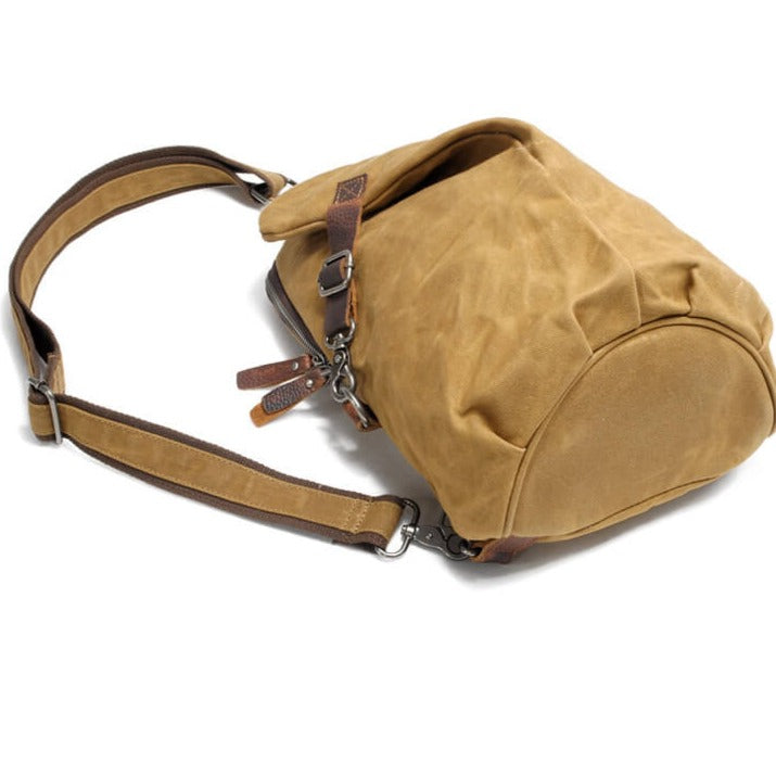Waterdichte Canvas Schoudertas met Antidiefstalvak – MultiWear