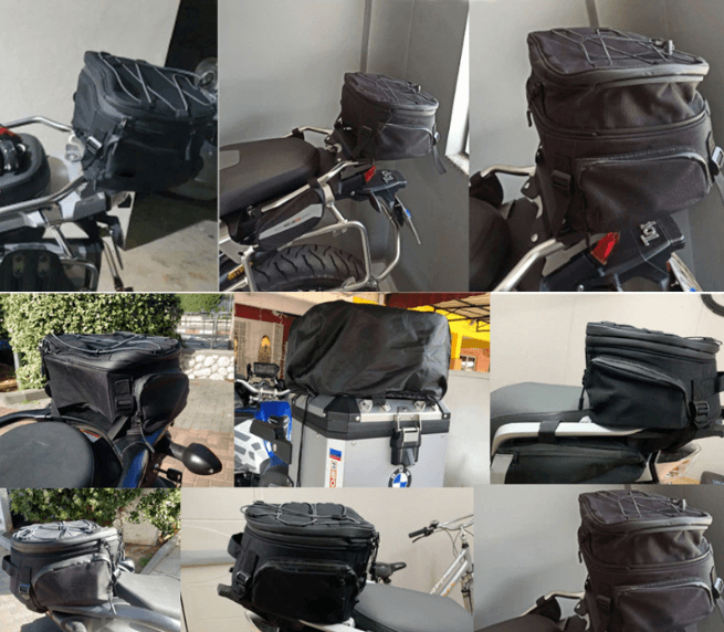 Wasserdichte Motorradtasche mit mehreren Fächern