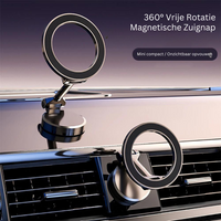Magnetische Telefoonhouder met Metalen Basis – GripMount (1+1 GRATIS)