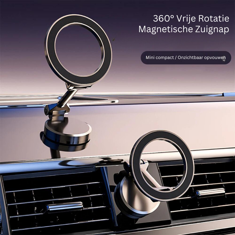 Magnetische Telefoonhouder met Metalen Basis – GripMount (1+1 GRATIS)