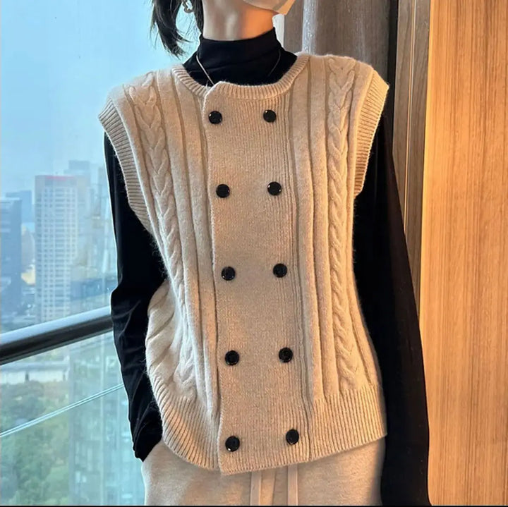 Grace Knitted Vest | Warm & Trendy
