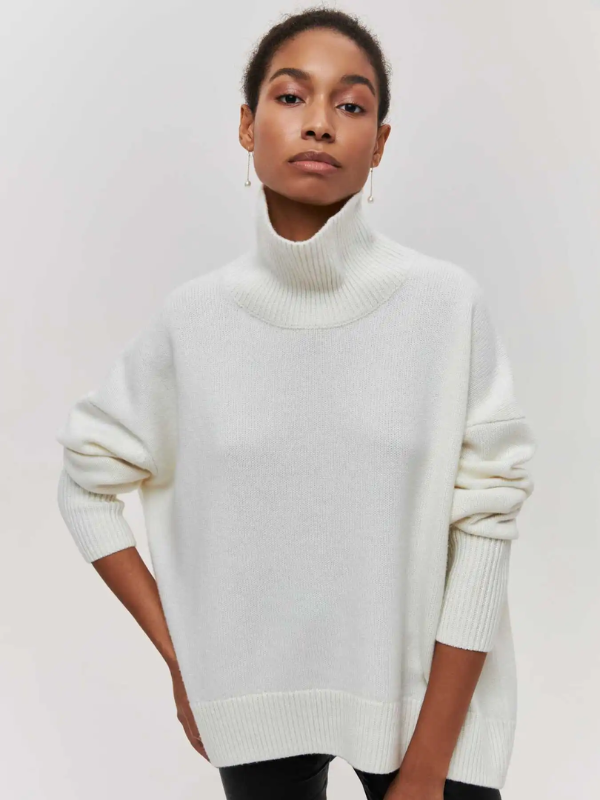 Phoebe Gestrickter Rollkragenpullover | Stilvoll & warm