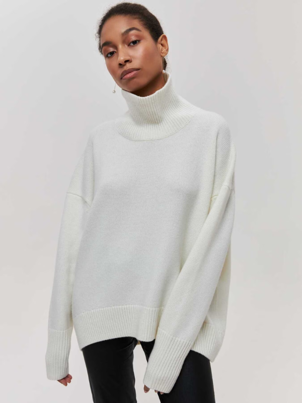 Phoebe Gestrickter Rollkragenpullover | Stilvoll & warm