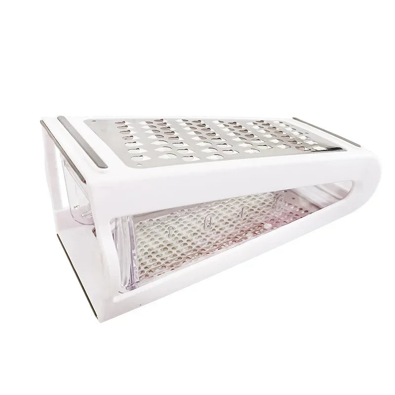 Double-sided kitchen grater with catch tray - GratoRasp