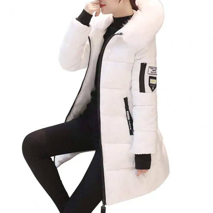 Bequeme winddichte Damen-Winterjacke - Elinora