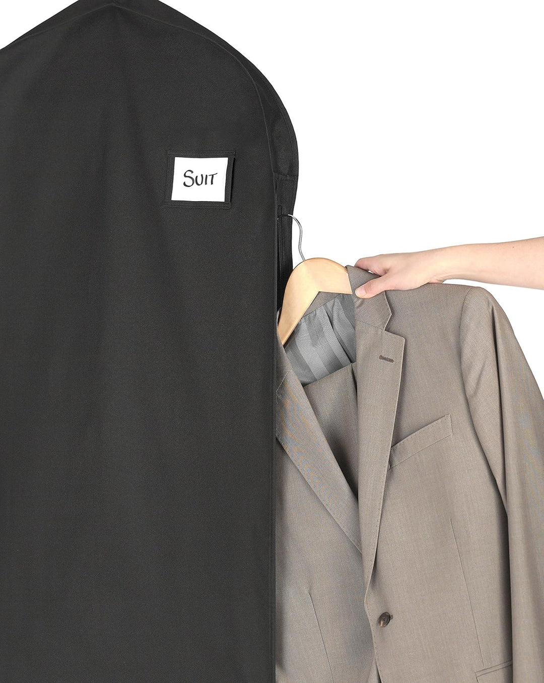 Water-repellent clothing bag with zipper and accessory pocket – Buy 1, Get 1 FREE