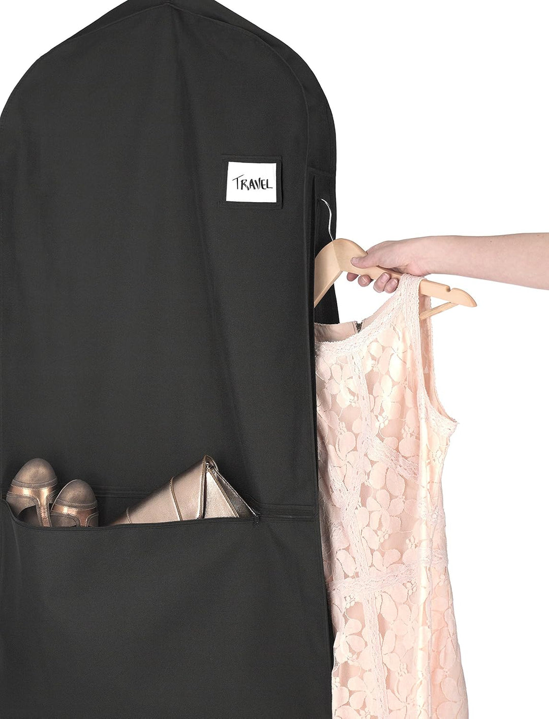 Water-repellent clothing bag with zipper and accessory pocket – Buy 1, Get 1 FREE