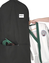 Water-repellent clothing bag with zipper and accessory pocket – Buy 1, Get 1 FREE