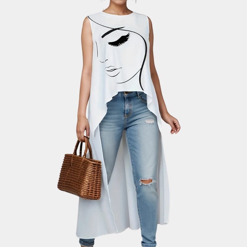 Stilvolles Weißes Top für Damen - Mira