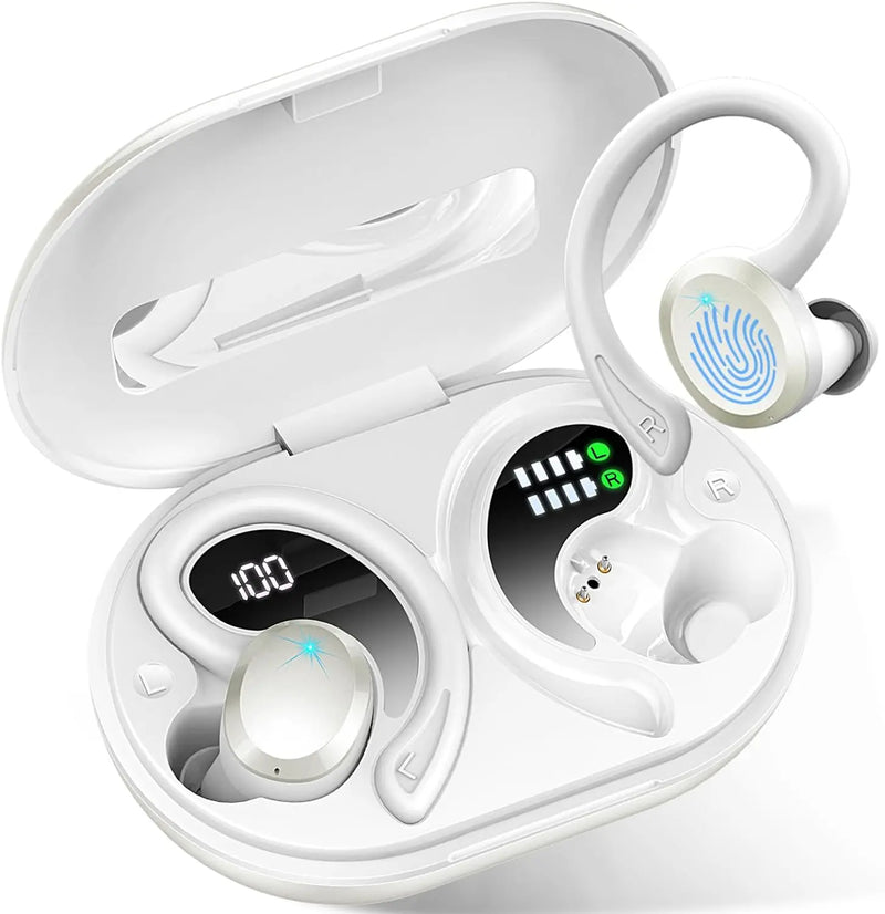 Wireless Earbuds with Clear Sound & Long Battery Life – SecureFit (Buy 1, Get 1 FREE)-White-State of Style