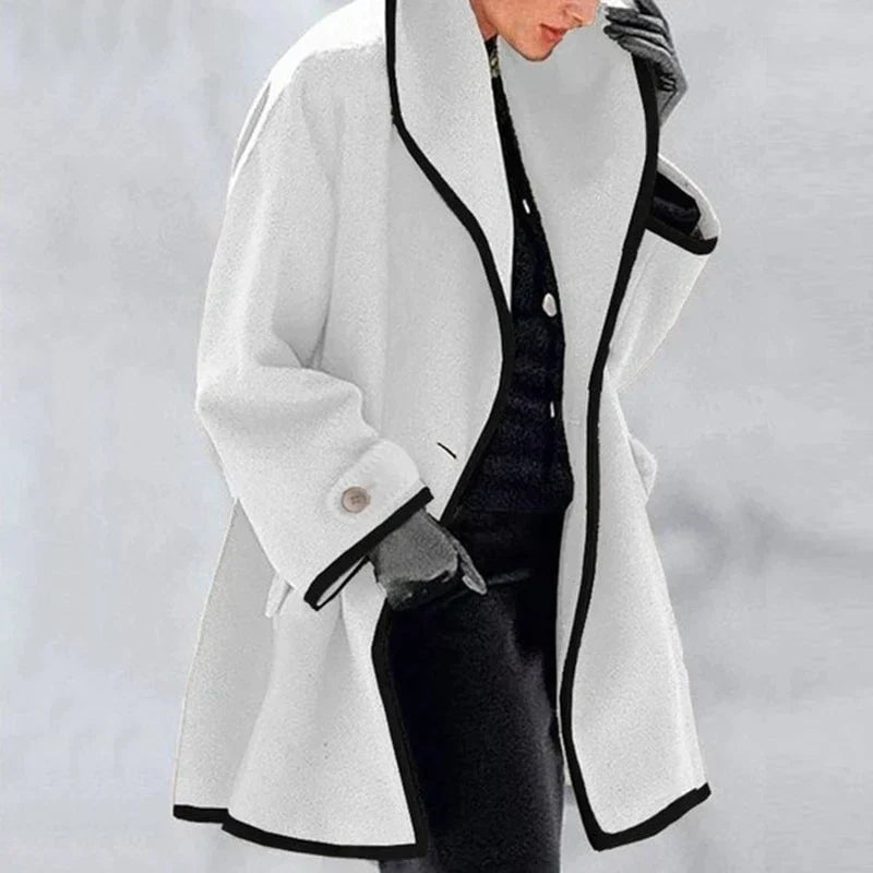 Warmer Winter Woll Damen Trenchcoat - Emma