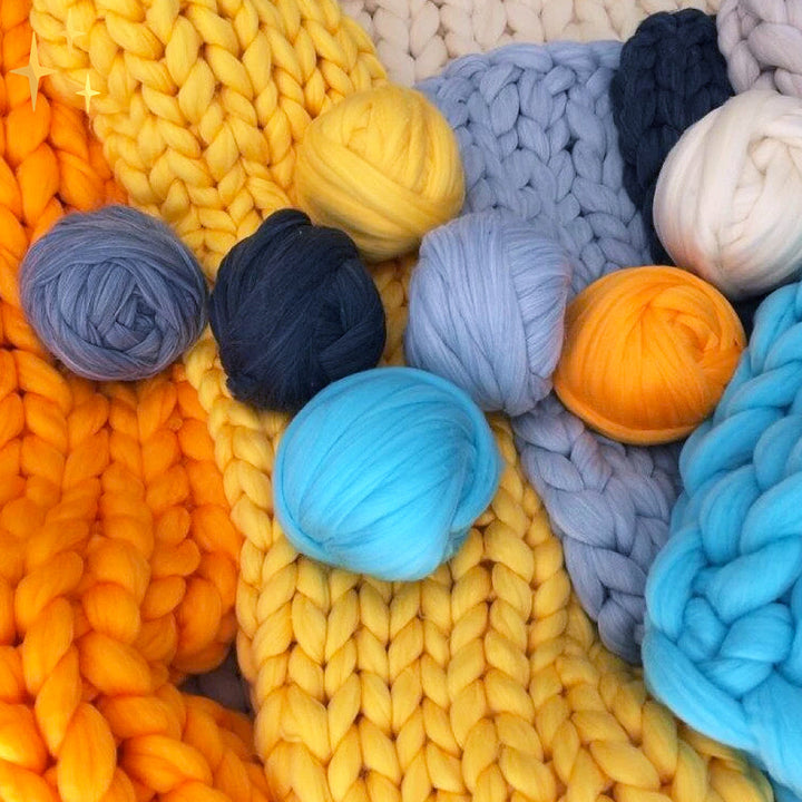 1000 gram XXL Chunky Knitting Yarn - LuxaWool
