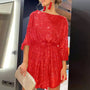 Fließendes Festkleid mit lockerem Schnitt - Clara