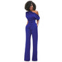 Einfarbiger Bodycon Damen Jumpsuit - Sofia