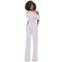 Einfarbiger Bodycon Damen Jumpsuit - Sofia