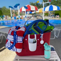 Women's Washable EVA Beach Tote Bag - Size L 24