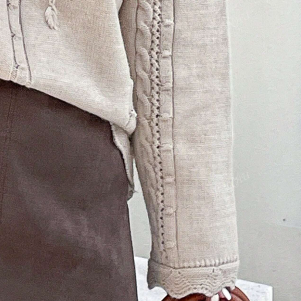 Gebreide Bloementrui voor Dames - Emma